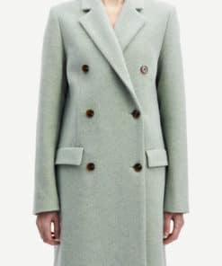 Samsoe & Samsoe Falcon Coat Misty Blue
