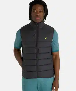 Lyle & Scott Wadded Gilet Black