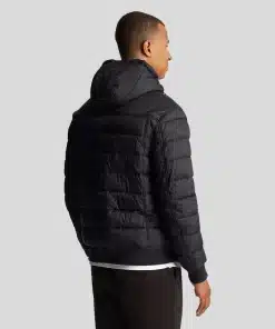 Lyle & Scott Wadded Jacket Jet Black