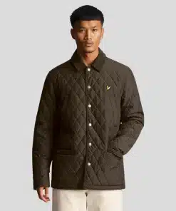 Lyle & Scott Quilted Jacket Olive