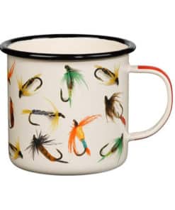 Enamel Mug Fly Fishing