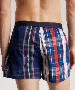 Tommy Hilfiger Original Logo Woven Boxer Plaid Clash