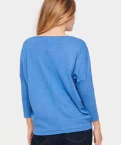 Saint Tropez Milasz Pullover Dutch Blue Melange