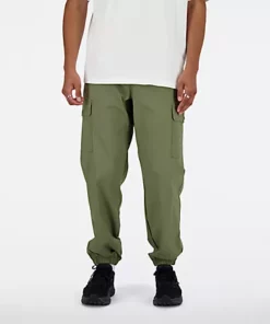 New Balance Twill Cargo Jogger Dark Olivine