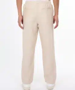 Knowledge Cotton Apparel Fig Loose Linen Pant Light Feather Gray