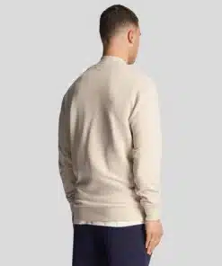 Lyle & Scott Loopback Jersey Bomber Jacket Cove