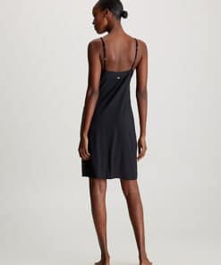 Calvin Klein Full Slip Nightdress Black