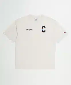 Champion Bookstore Multi Logo T-shirt Cream