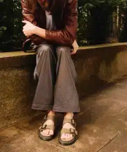 Dr. Martens Josef Nubuck Sandal Savannah Tan