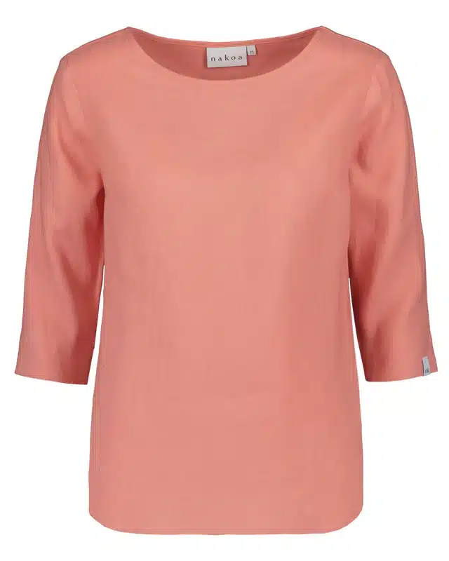 Nakoa Classic Linen Blouse Papaya