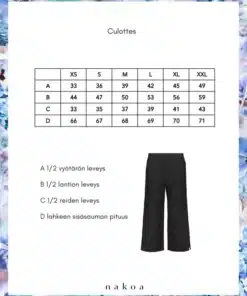 Nakoa Linen Culottes Coconut Milk