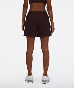 New Balance Linear Heritage French Terry Short Black Coffee