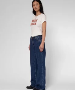 Nudie Jeans Eve T-Shirt Boogie Woogie Offwhite