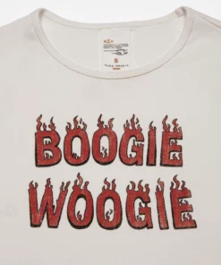 Nudie Jeans Eve T-Shirt Boogie Woogie Offwhite