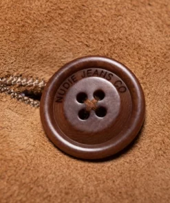 Nudie Jeans Ilse Suede Coat Tobacco