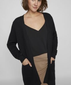 Vila Dalo Knit Cardigan Black
