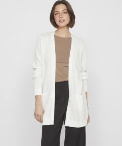 Vila Dalo Knit Cardigan White Alyssum