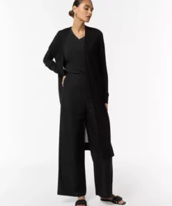 Comma, Linen Mix Trousers Black