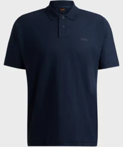 Boss Pedenim Polo Shirt Dark Blue