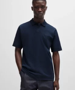Boss Pedenim Polo Shirt Dark Blue