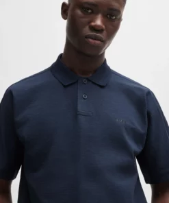 Boss Pedenim Polo Shirt Dark Blue