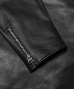 Nudie Jeans Eddy Rider Leather Jacket Black