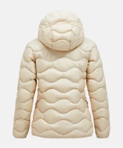 Peak Performance Helium Down Hood Jacket Women Sand Fog