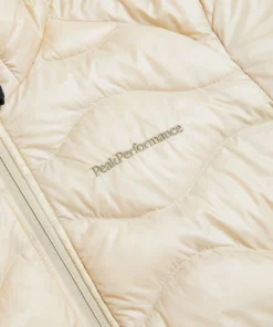 Peak Performance Helium Down Hood Jacket Women Sand Fog