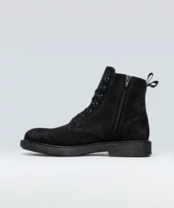 Sneaky Steve Ben Suede Shoe Black