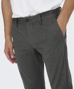 Only & Sons Mark Herringbone Pants Black