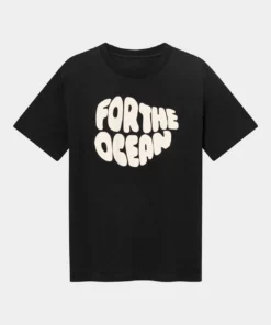 Dedicated T-shirt Gustavsberg Hemp For the Ocean Black