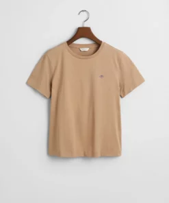 Gant Woman Shield T-shirt Caramel Beige