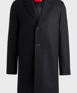 Hugo Malte Coat Black