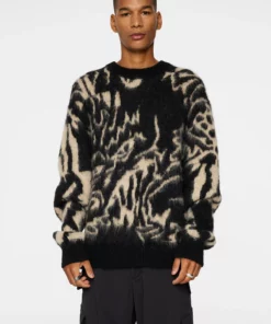 J.Lindeberg Falkor Jaquard Knit Black