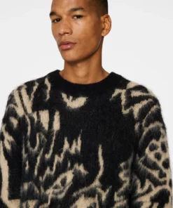 J.Lindeberg Falkor Jaquard Knit Black