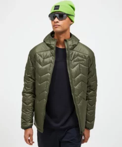 Peak Performance Elevate Liner Hood Men Pine Needle