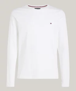 Tommy Hilfiger Slim Fit Long Sleeve T-shirt White