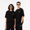 Lacoste Loose Fit Heavy Cotton Badge T-shirt Black
