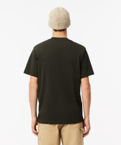 Lacoste Tee Shirt Dark Khaki Green
