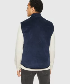 Knowldge Cotton Apparel Corduroy Vest Night Sky