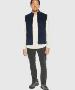 Knowldge Cotton Apparel Corduroy Vest Night Sky