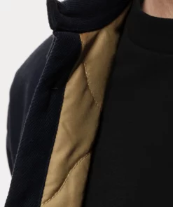 Nudie Jeans Glenn Padded Shirt Navy