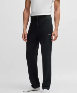 Boss Waffle Pyjama Pants Black