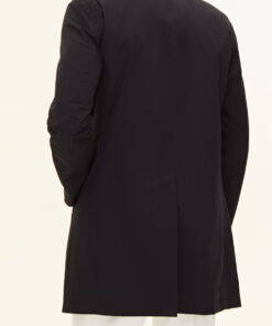 Oscar Jacobson Car Coat Dark Blue