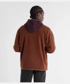 New Balance Polar Fleece Hooded Jacket Rich Oak