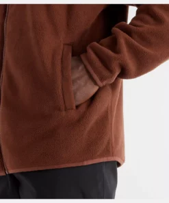 New Balance Polar Fleece Hooded Jacket Rich Oak