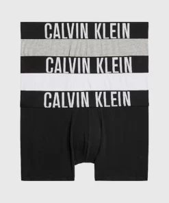 Calvin Klein Intense Power 3-Pack Trunks Black/Grey/White