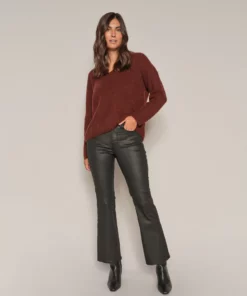 Mos Mosh Ashley Coated Pant Black