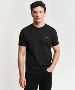 Gant Shield SS T-shirt Black