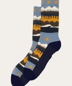 Knowledge Cotton Apparel Fair Isle Socks